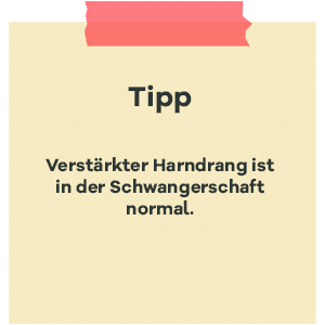 Tipp zur SSW 25: Harndrang