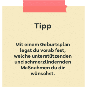 Tipp zur SSW 39: Geburtsplan