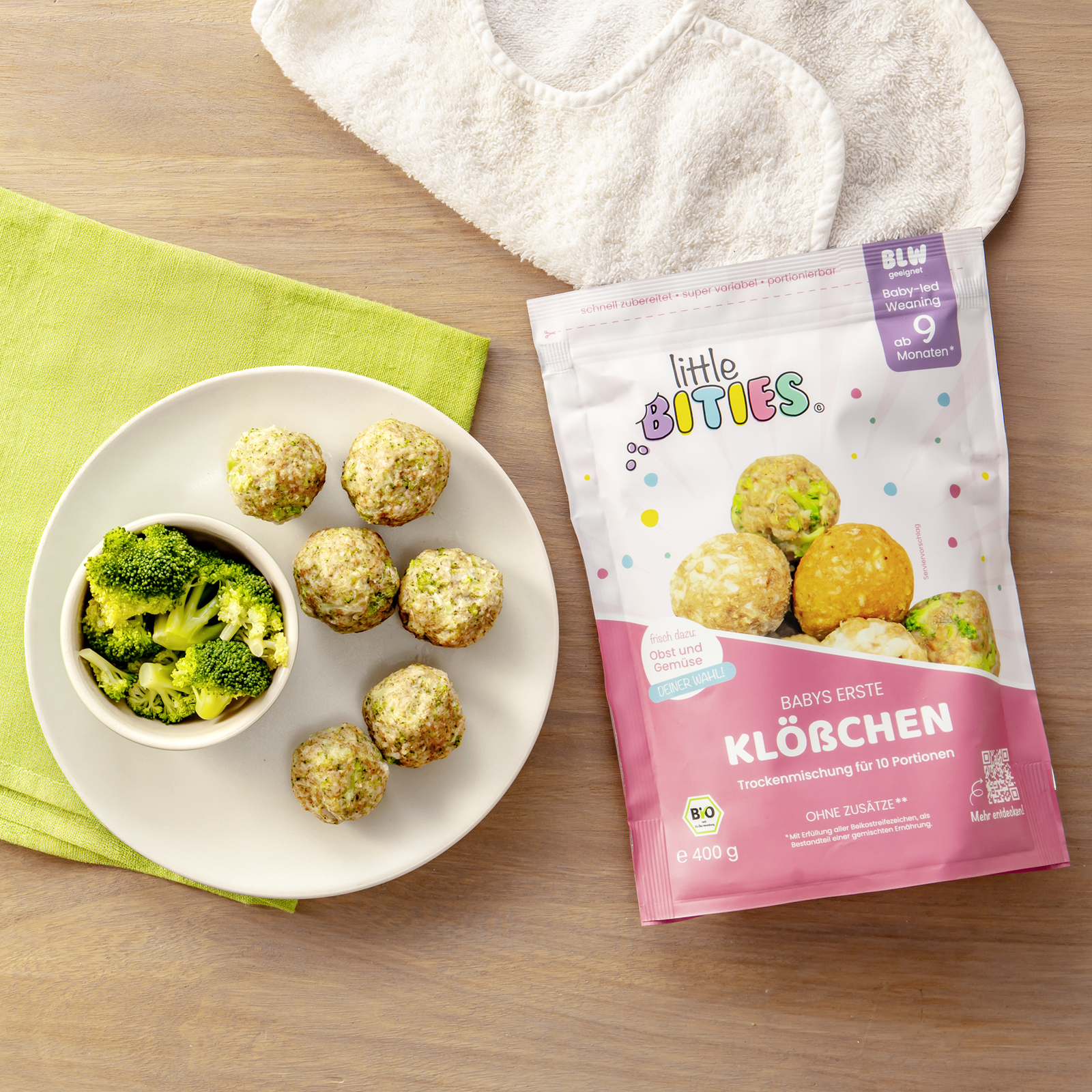 Leckeres BLW Essen Brokkoli Klösschen