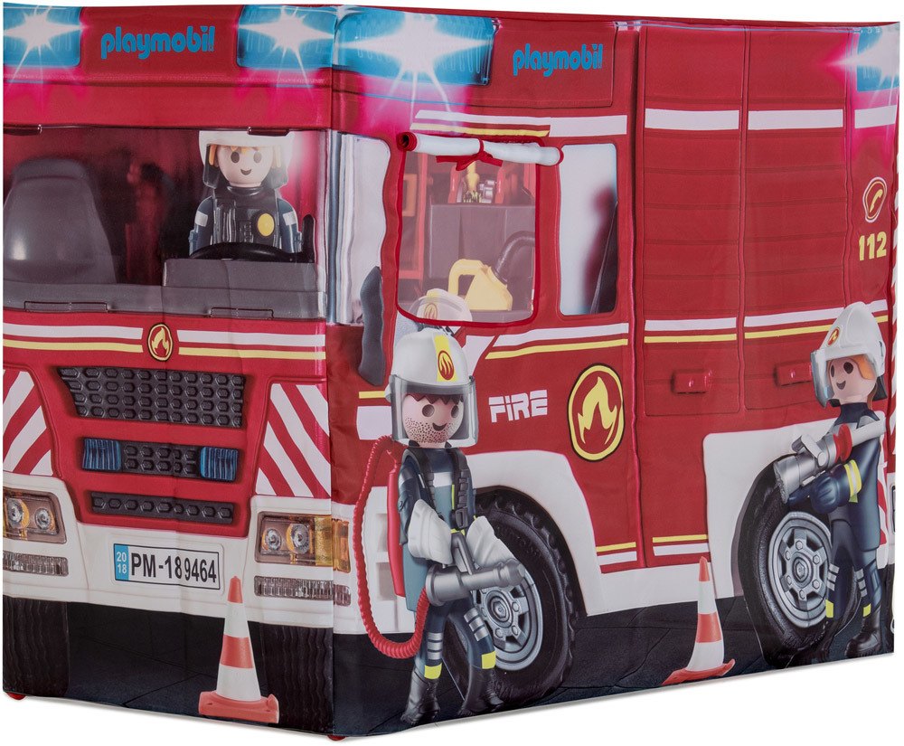 Hauck PLAYMOBIL Feuerwehrauto-Spielzelt: Spiel und Spaß für kleine Feuerwehrhelden  Jetzt zum 