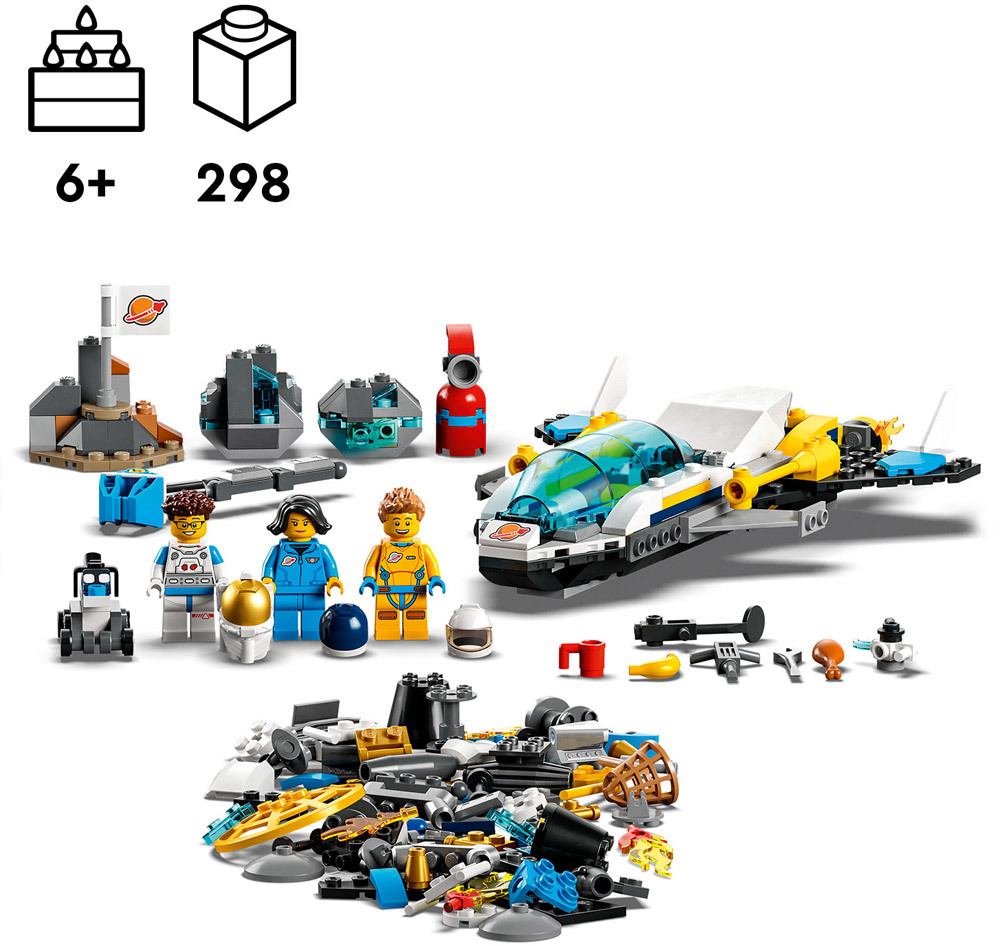 Alle LEGO® City 60354 - Jetzt Preis zum besten im und - vergleichen! Weltraum Erkundungsmissionen entdecken
